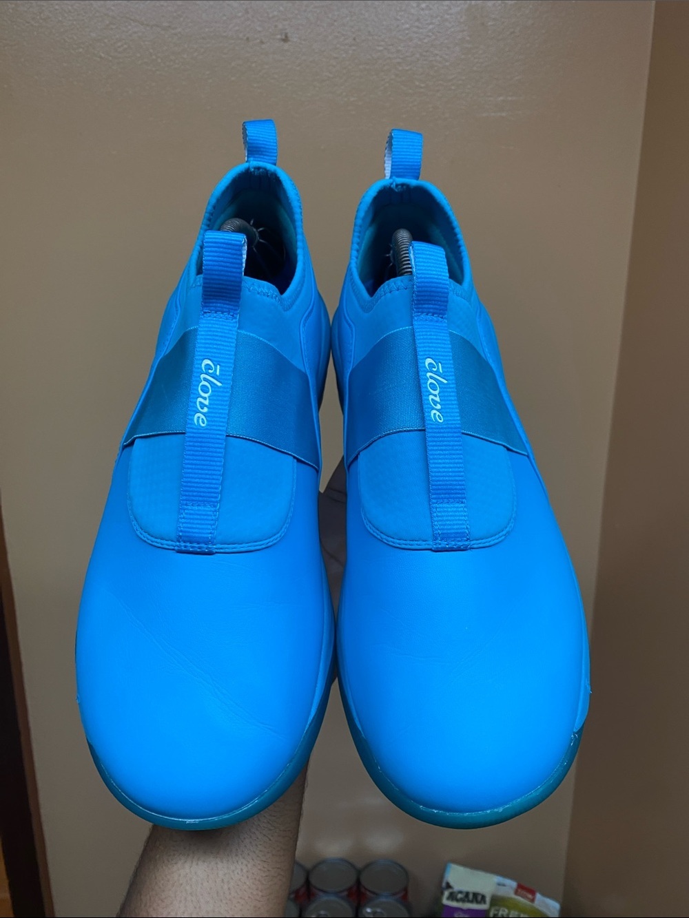 Clove Solo Laceless Slip On Nursing Sneakers “Cerulean Blue” Men’s Size 12 - Picture 8 of 14